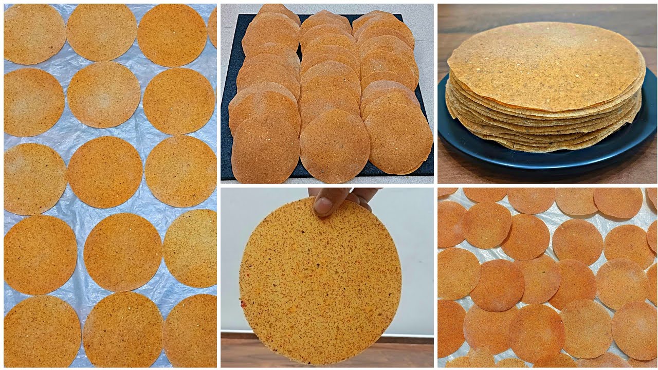 Horsegram papad (Hurali Happala)